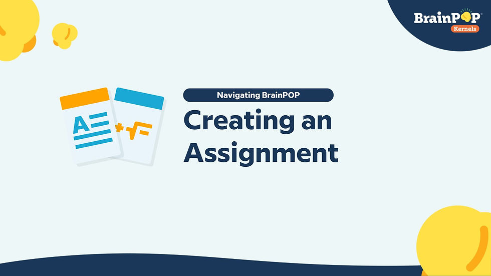Creating an Assignment