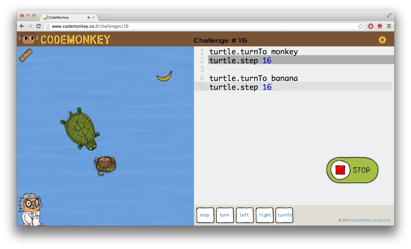 CodeMonkey Learning Game