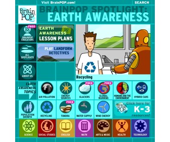 5 Great Uses for BrainPOP’s Earth Awareness April Spotlight