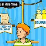 Ethical dilemmas and the Scale of Justice