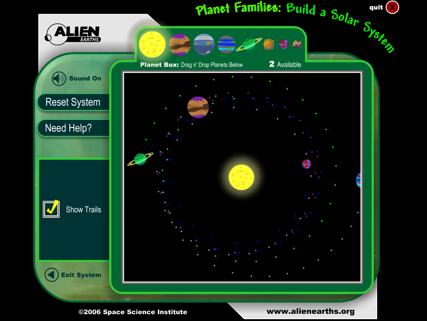 Solar System Background Information