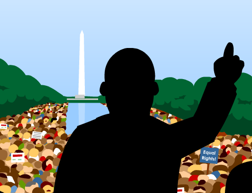martin luther king clipart