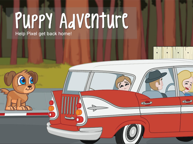 Puppy Adventure Computer Programming Learning Game