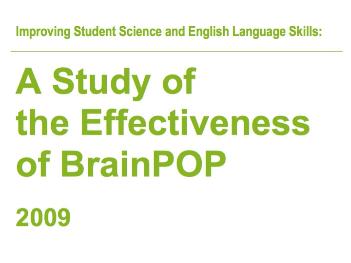 A Study of the Effectiveness of BrainPOP – Executive Summary