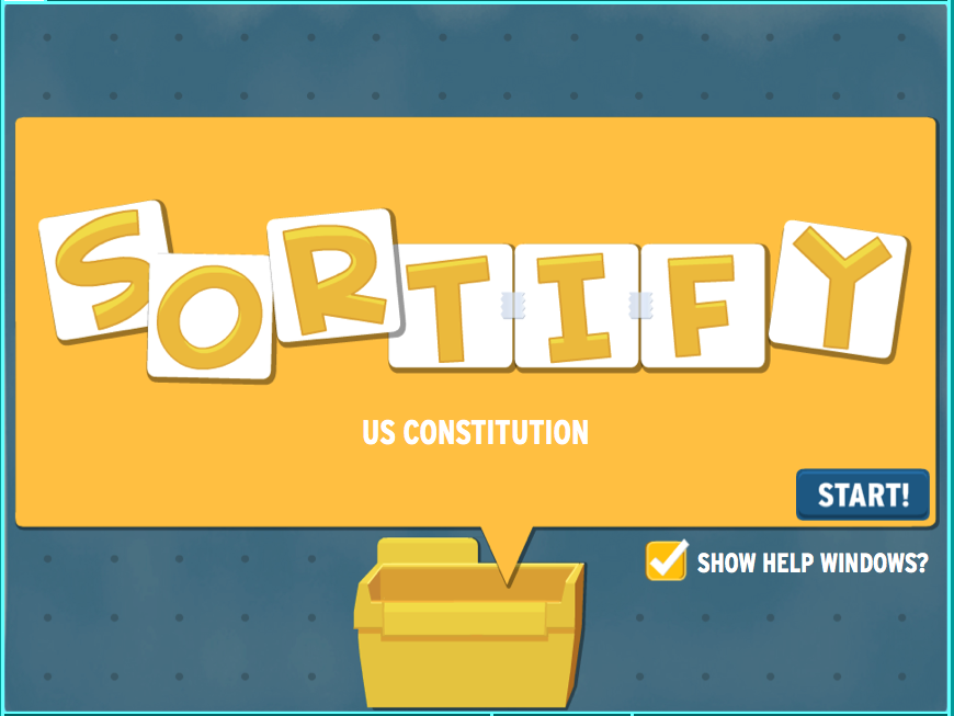 Sortify: U.S. Constitution Game