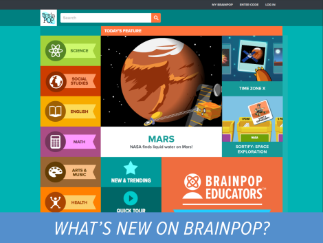 BrainPOP New Site Design