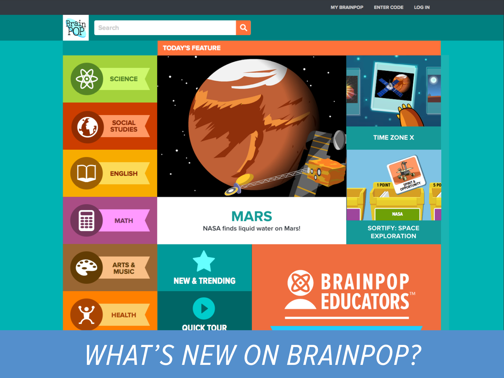 BrainPOP is Getting a New Look! BrainPOP Educators