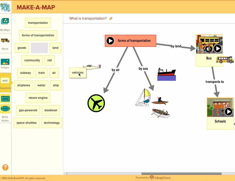 Make-a-Map for BrainPOP Jr. –  5 minute Overview