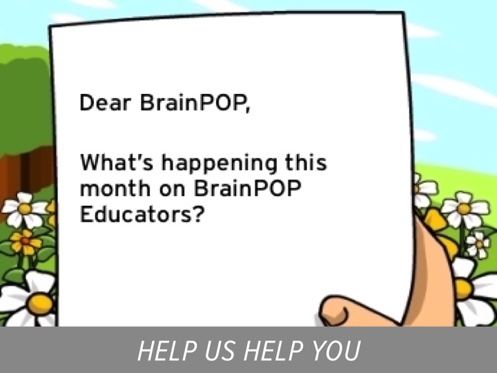 Join us for live BrainPOP! – April 2016