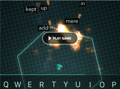 Z-Type - Play the Space Typing Game at Coolmath Games
