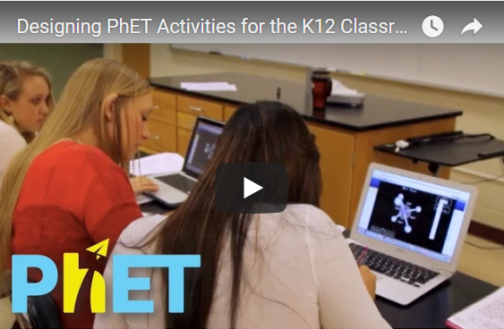 Designing PhET Activities for the K12 Classroom