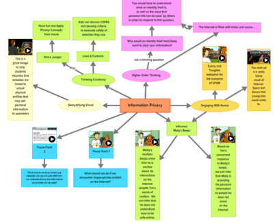 concept map about BrainPOP topic Information Privacy