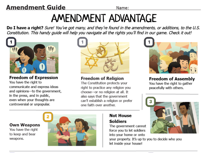 Amendment Guide (English Version) | BrainPOP Educators