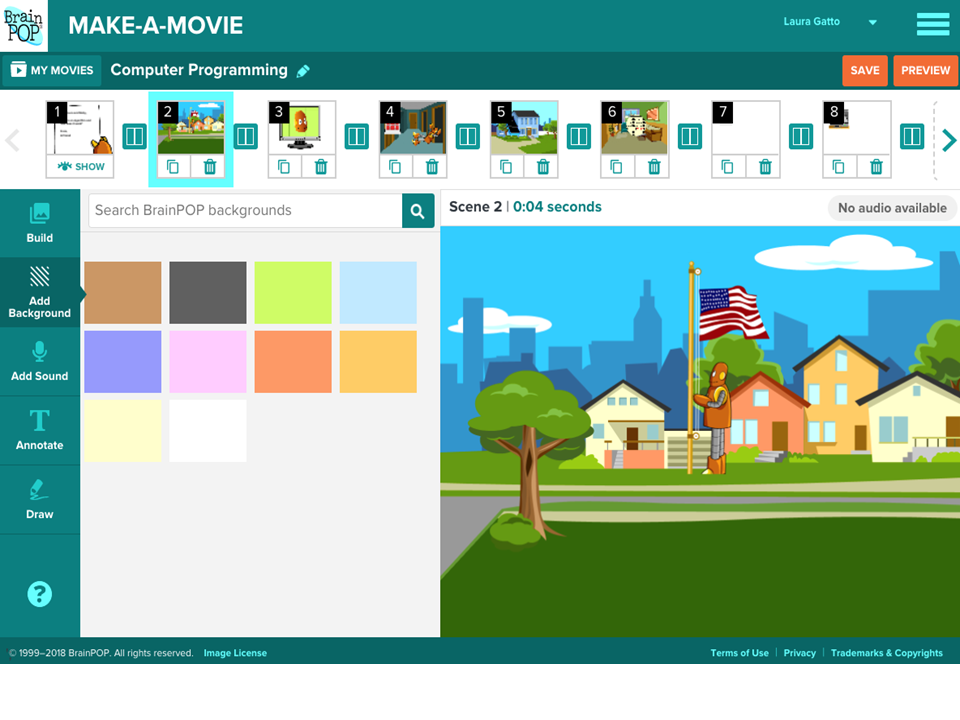 Make-a-Movie Now Has Background Scenes and Other Exciting Updates!