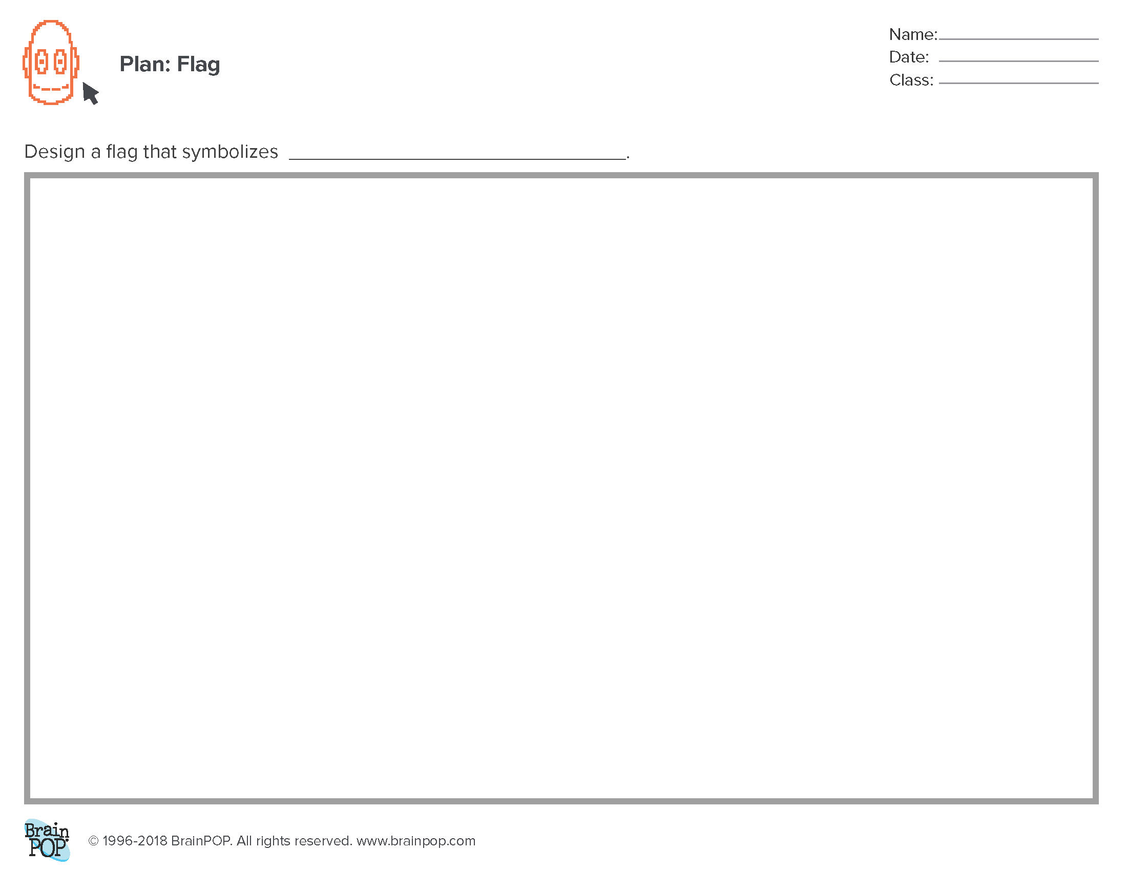 Planning Sheet: Flag