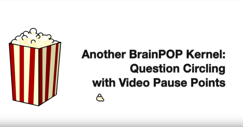 Question Circling with Movie Pause Points
