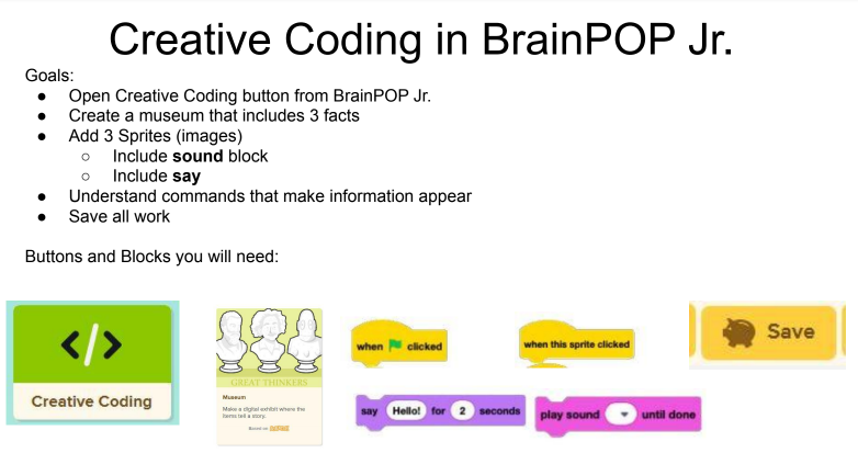 Getting Started With Creative Coding on BrainPOP Jr.