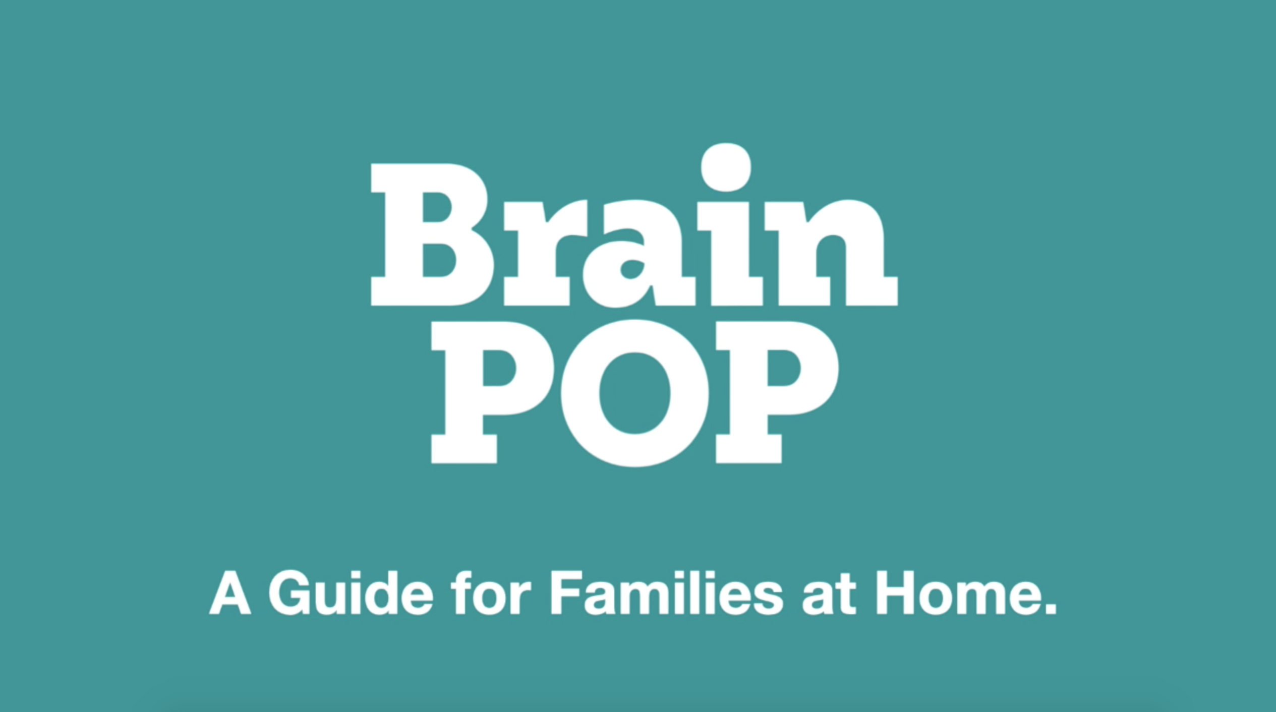 Supporting Learning at Home with BrainPOP