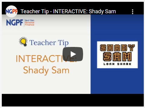 Shady Sam Video Teacher Tip